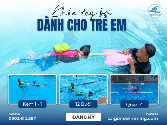 Học bơi 1 kèm 1 ở Quận 4